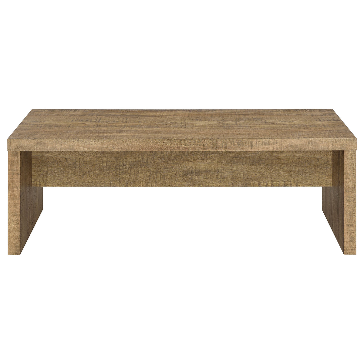 Lynette Coffee Table, End Table & Sets - Rustic Farmhouse Roughhewn Mango Finish – view 6