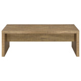 Lynette Coffee Table, End Table & Sets - Rustic Farmhouse Roughhewn Mango Finish – view 6