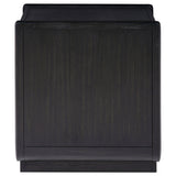 Leandro Coffee Table, End Table & Sofa Console - Burnished Black Ash with Drawers & Open Shelves – view 18