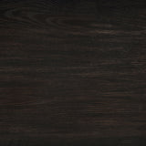 Leandro Coffee Table, End Table & Sofa Console - Burnished Black Ash with Drawers & Open Shelves – view 14