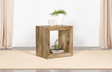 Benton Solid Mango Wood Coffee, End & Console Tables - Rustic Open-Shelf Design in Natural - lifestyle