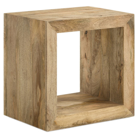 Benton Solid Mango Wood Coffee, End & Console Tables - End Table
