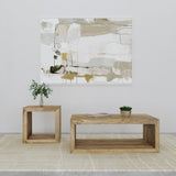 Benton Solid Mango Wood Coffee, End & Console Tables - 2pcs- Rectangular Coffee Table + End Table
