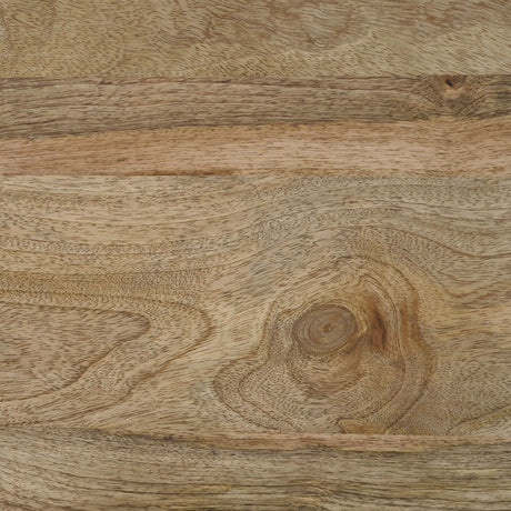 Benton Solid Mango Wood Coffee, End & Console Tables - Rustic Open-Shelf Design in Natural – view 14