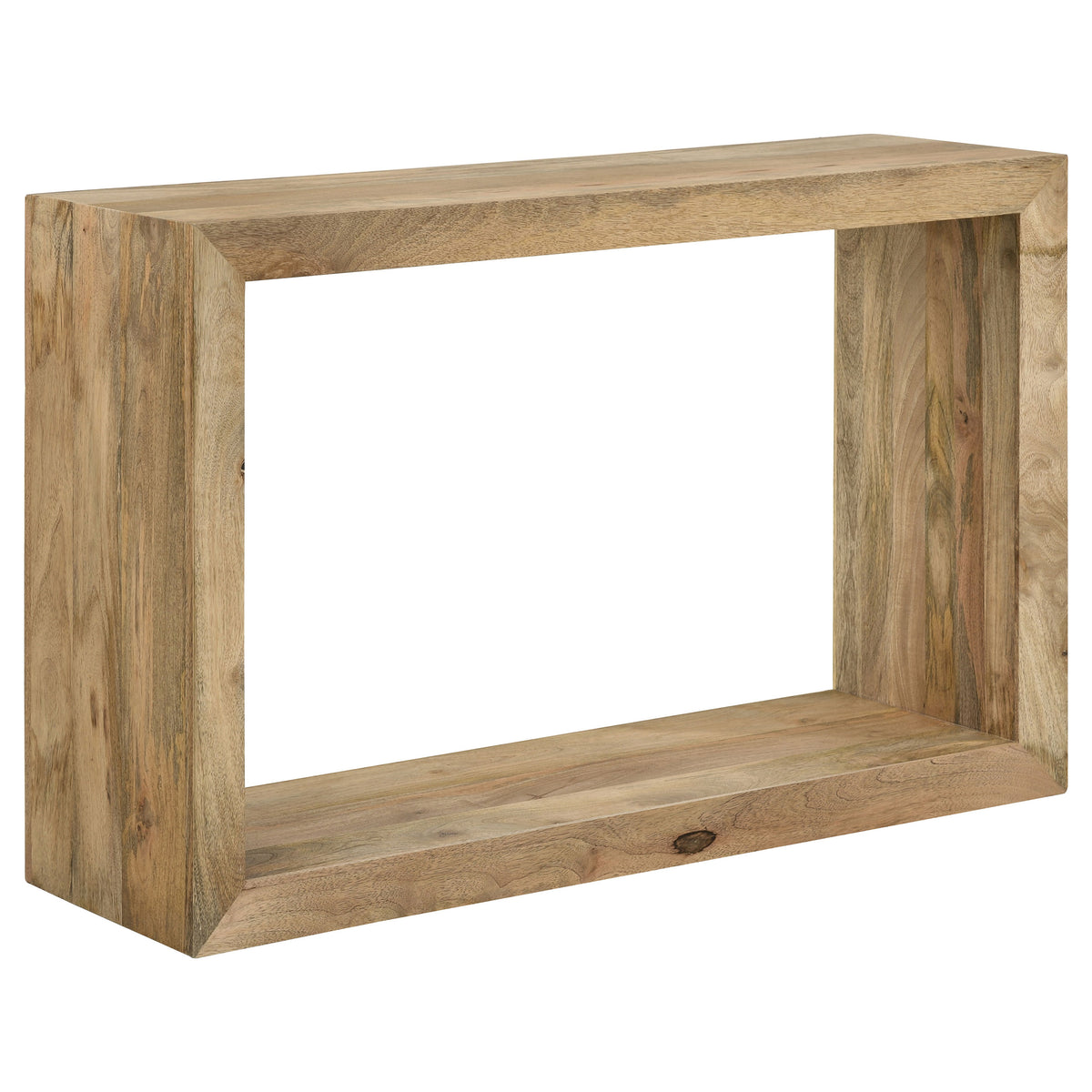 Benton Solid Mango Wood Coffee, End & Console Tables - Sofa Console Table