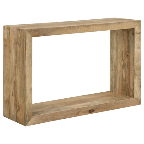 Benton Solid Mango Wood Coffee, End & Console Tables - Sofa Console Table