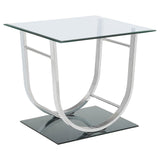 Danville Glass Top Coffee, End & Console Tables - End Table