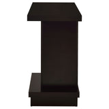 Reston Square Coffee Table, End Table & Console - Tiered Contemporary Design in Cappuccino – view 20
