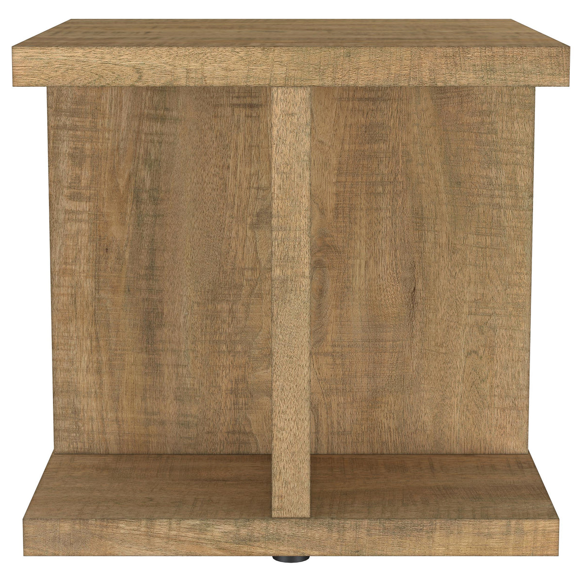Cortona Square Coffee Table & End Table Sets - Open Cube Storage in Rustic Mango Finish – view 20
