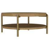 Arini Round Coffee Table & End Table - 40.75" Round Coffee Table