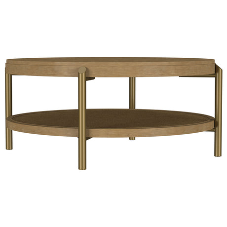 Arini Round Coffee Table & End Table - 40.75" Round Coffee Table