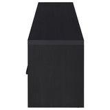 Murray 70" TV Stand Media Console - Black with 2 Doors, Drawer & Open Cubby, Fits TVs up to 75" – view 6