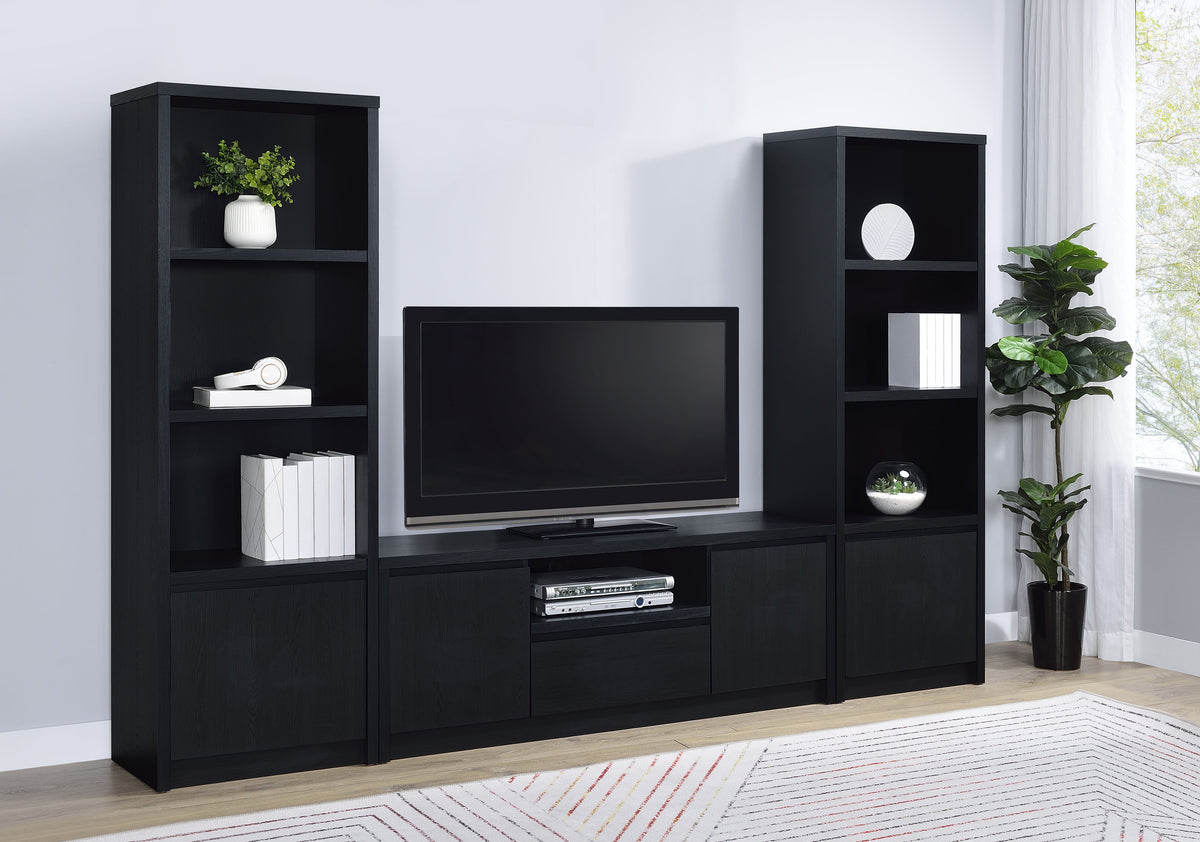 Winfield 60" TV Stand & Entertainment Center with Media Towers - 3pcs- TV Stand + 2 Media Towers