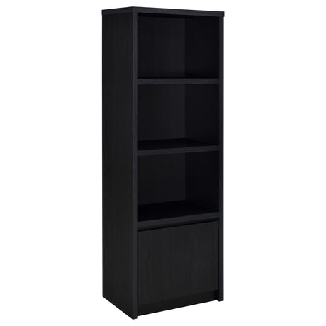 Winfield 60" TV Stand & Entertainment Center with Media Towers - Black with Cabinets & Cable Management – view 12