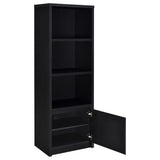 Winfield 60" TV Stand & Entertainment Center with Media Towers - Black with Cabinets & Cable Management – view 13