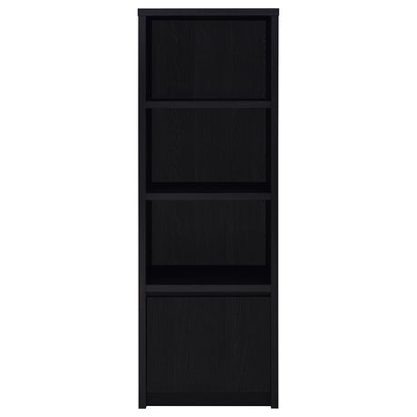 Winfield 60" TV Stand & Entertainment Center with Media Towers - Black with Cabinets & Cable Management – view 14
