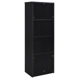 Winfield 60" TV Stand & Entertainment Center with Media Towers - Black with Cabinets & Cable Management – view 16