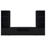 Winfield 78" TV Stand & 3-Piece Entertainment Center with Media Towers - Modern Black – view 4