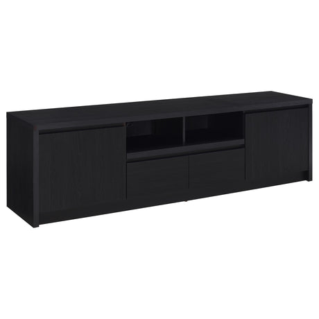 Winfield 78" TV Stand & 3-Piece Entertainment Center with Media Towers - Modern Black – view 5