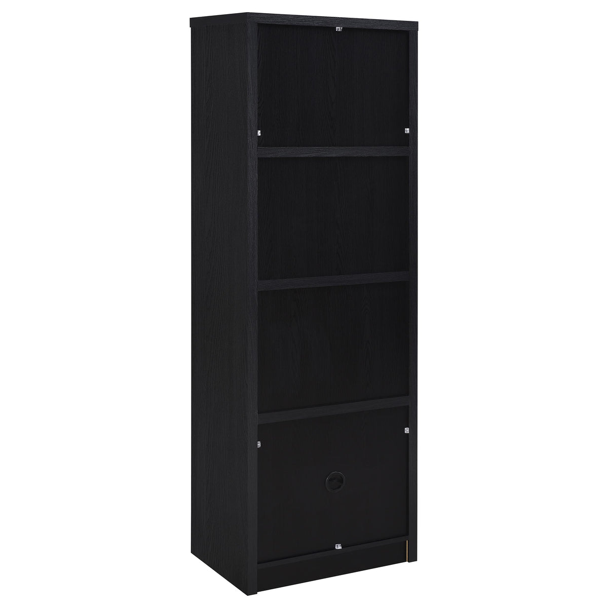 Winfield 78" TV Stand & 3-Piece Entertainment Center with Media Towers - Modern Black – view 14