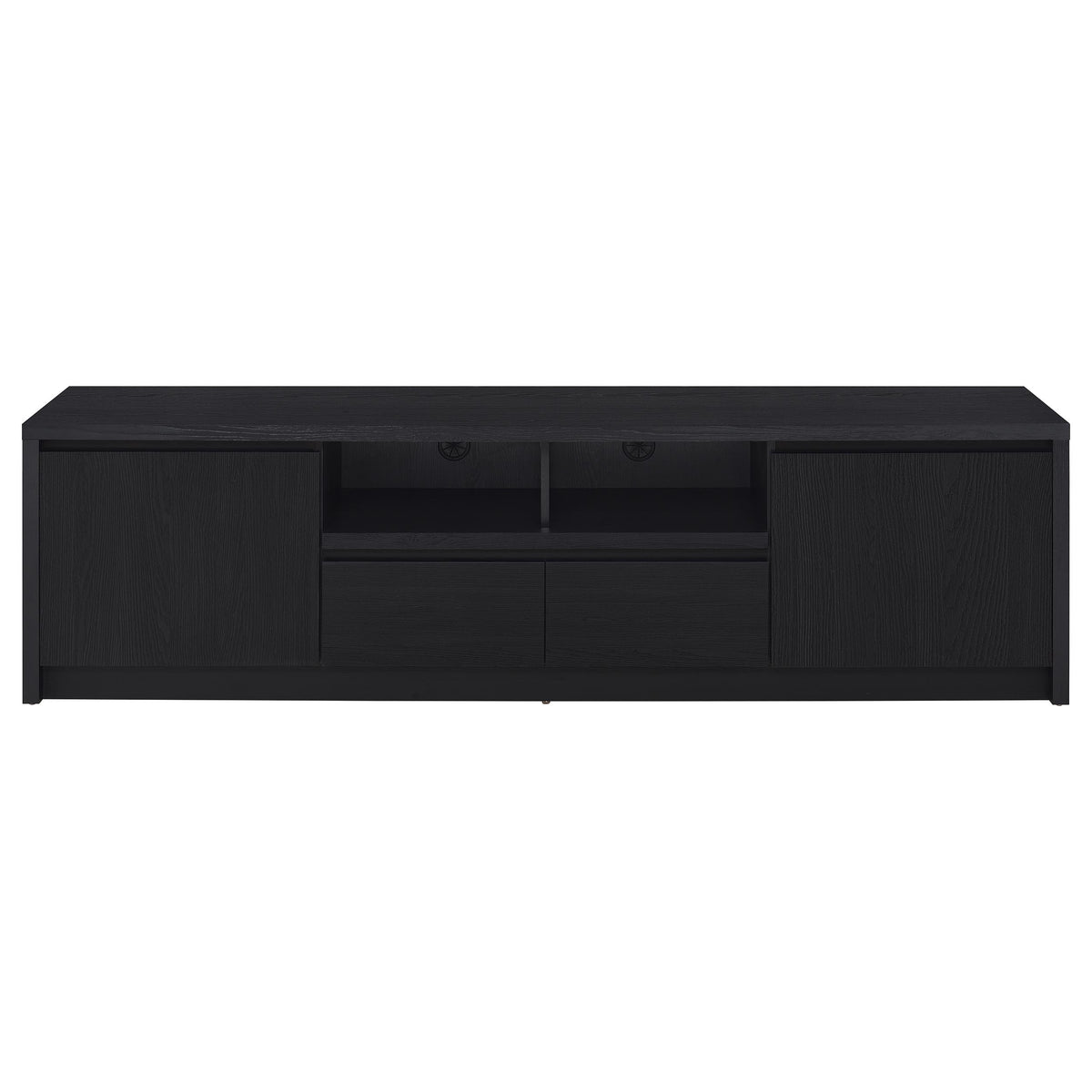 Winfield 78" TV Stand & 3-Piece Entertainment Center with Media Towers - Modern Black – view 19