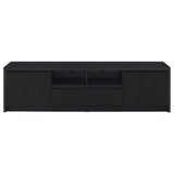 Winfield 78" TV Stand & 3-Piece Entertainment Center with Media Towers - Modern Black – view 19