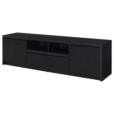 Winfield 78" TV Stand & 3-Piece Entertainment Center with Media Towers - Modern Black – view 20