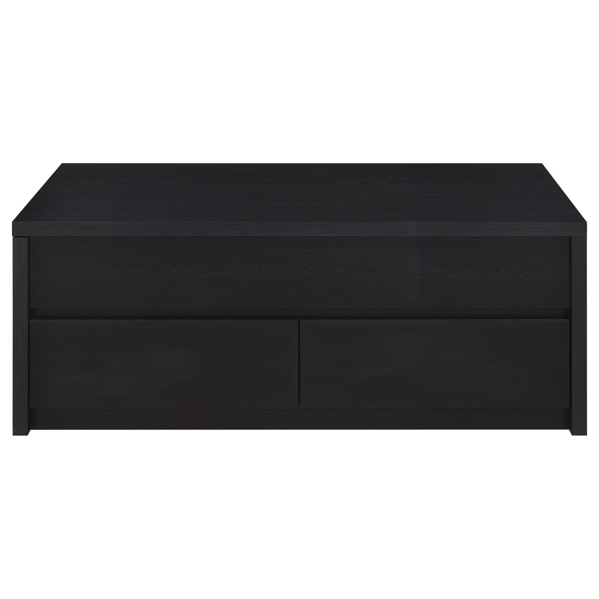 Knapp Lift-Top Coffee Table with 2 Drawers & End Table Sets - Minimalist Black – view 8