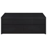 Knapp Lift-Top Coffee Table with 2 Drawers & End Table Sets - Minimalist Black – view 8
