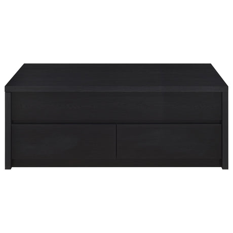 Knapp Lift-Top Coffee Table with 2 Drawers & End Table Sets - Minimalist Black – view 8