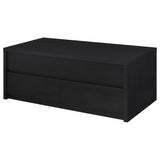 Knapp Lift-Top Coffee Table with 2 Drawers & End Table Sets - Minimalist Black – view 9