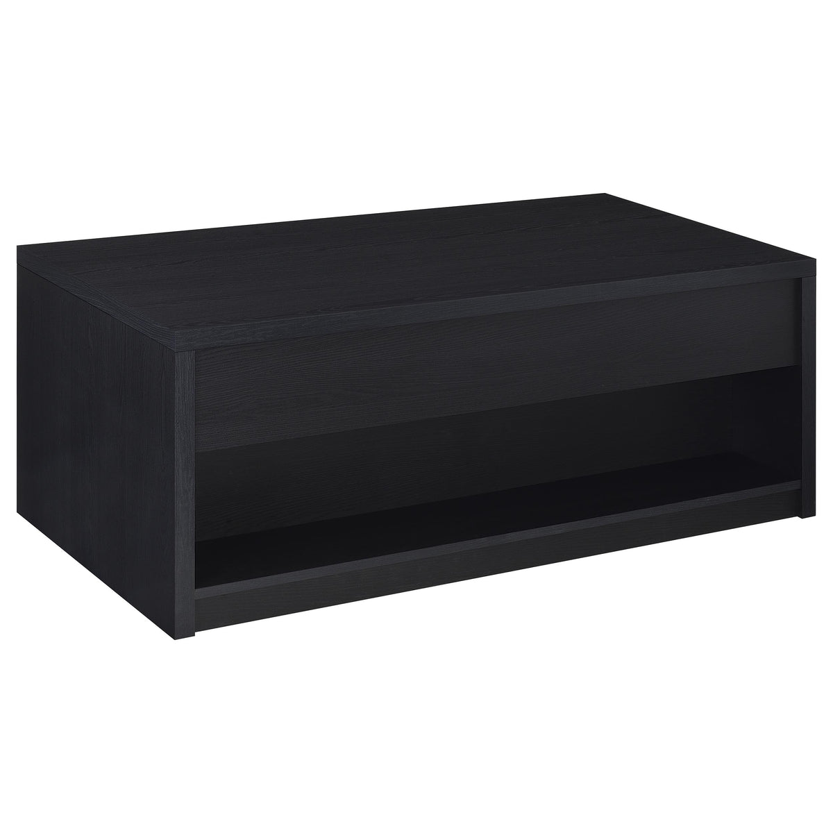 Knapp Lift-Top Coffee Table with 2 Drawers & End Table Sets - Minimalist Black – view 11
