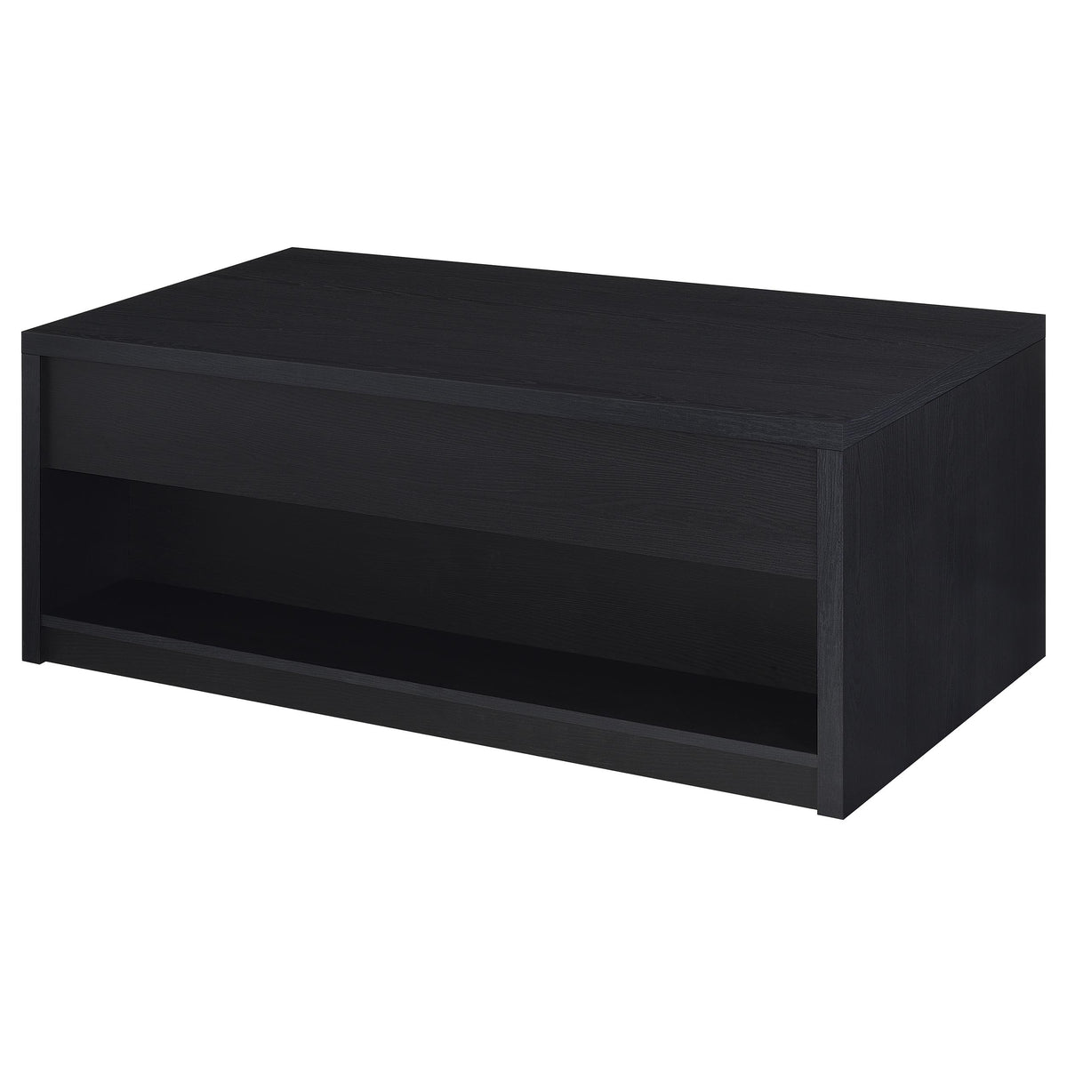 Knapp Lift-Top Coffee Table with 2 Drawers & End Table Sets - Minimalist Black – view 12
