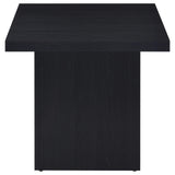 Max Rectangular Coffee Table & Square End Table - Modern Black Scratch-Resistant Laminate – view 14