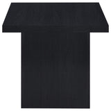 Max Rectangular Coffee Table & Square End Table - Modern Black Scratch-Resistant Laminate – view 15