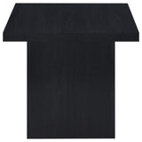 Max Rectangular Coffee Table & Square End Table - Modern Black Scratch-Resistant Laminate – view 16