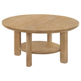 Ottowa Round Coffee Table & End Table - 35.5" Round Coffee Table