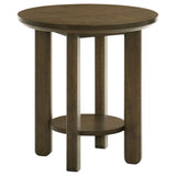 Ottowa Round Wood Coffee Table, End Table & Sets - End Table