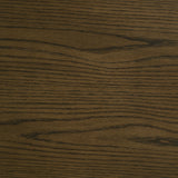 Ottowa Round Wood Coffee Table, End Table & Sets - Sculpted Cylinder Legs with Shelf in Brown Oak – view 20