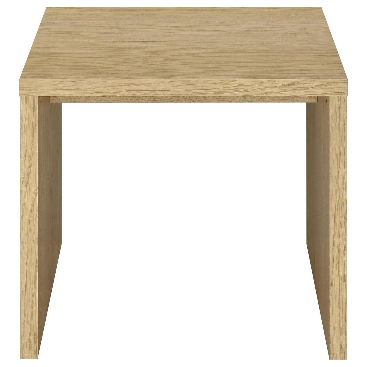 Canoga Lift-Top Coffee Table & End Table Sets - Light Oak with Hidden Storage & U-Shaped End Table – view 17