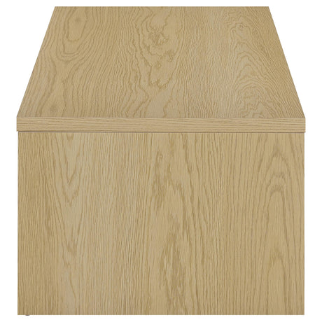 Canoga Lift-Top Coffee Table & End Table Sets - Light Oak with Hidden Storage & U-Shaped End Table – view 12