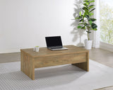 Canoga Lift-Top Coffee Table & End Table Sets - Hidden Storage in Rustic Mango Wood-Look Finish – view 7