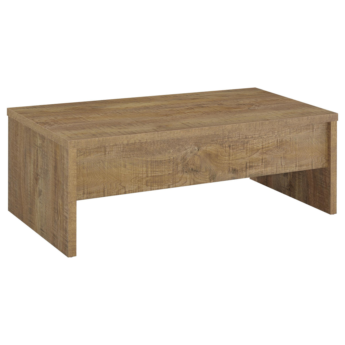 Canoga Lift-Top Coffee Table & End Table Sets - Hidden Storage in Rustic Mango Wood-Look Finish – view 8
