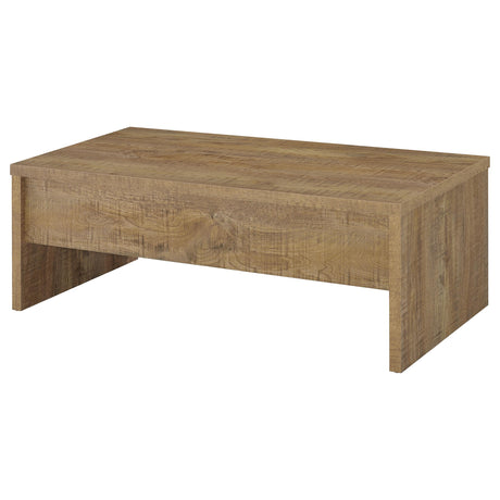 Canoga Lift-Top Coffee Table & End Table Sets - Hidden Storage in Rustic Mango Wood-Look Finish – view 10