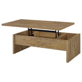 Canoga Lift-Top Coffee Table & End Table Sets - Hidden Storage in Rustic Mango Wood-Look Finish – view 11