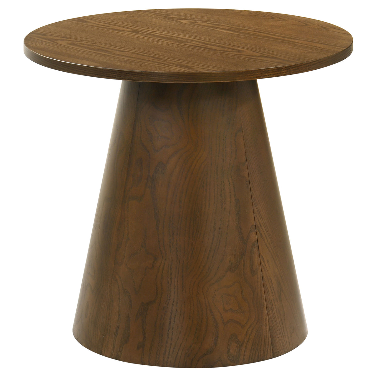 Franklin Round Pedestal Coffee Table & End Table - Round End Table