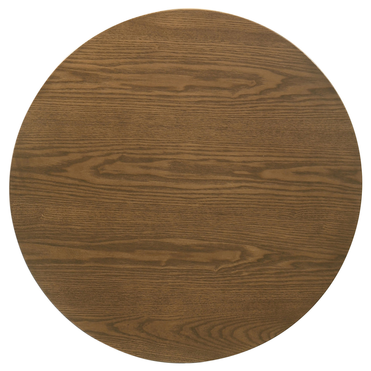 Franklin Round Pedestal Coffee Table & End Table - Dark Brown Ash Veneer, 2 & 3-Piece Sets – view 9