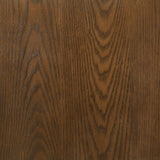 Franklin Round Pedestal Coffee Table & End Table - Dark Brown Ash Veneer, 2 & 3-Piece Sets – view 18