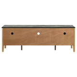 Bradley 63" SmartTop TV Stand with 2 Doors & 2 Drawers - Mid-Century Grey and Natural Ash – view 7