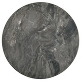 Bradley Round SmartTop Coffee Table & End Table Sets - Mid-Century Smokey Grey with Dark Brown Base – view 14